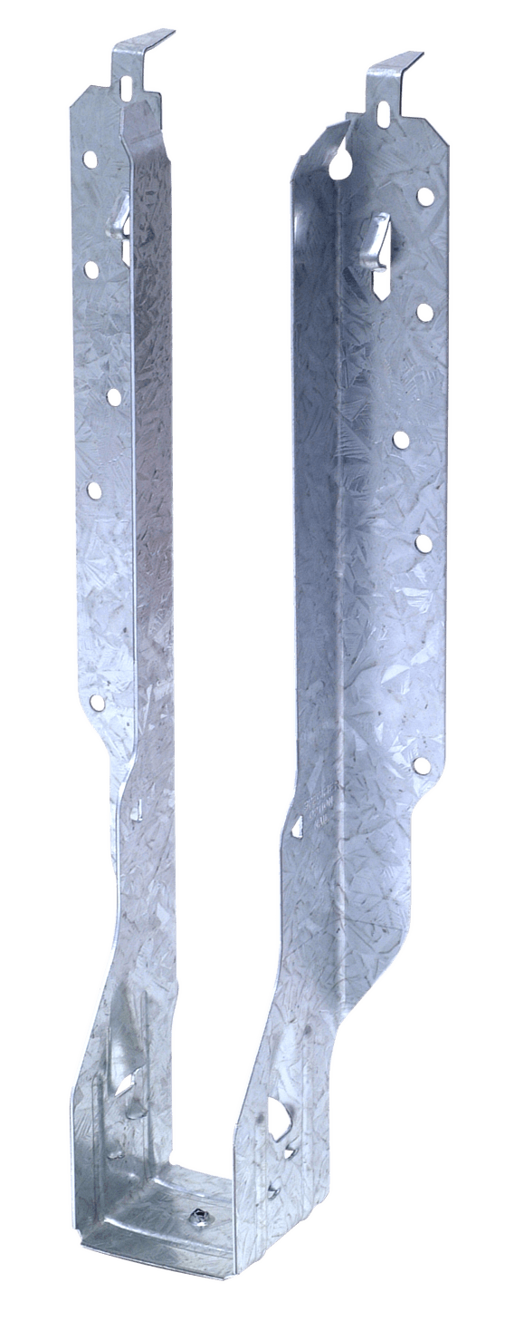 Simpson Strong-Tie IUS2.06/11.88 IUS Galvanized Face-Mount Joist Hanger for 2-1/8 in. x 11-7/8 in. Engineered Wood
