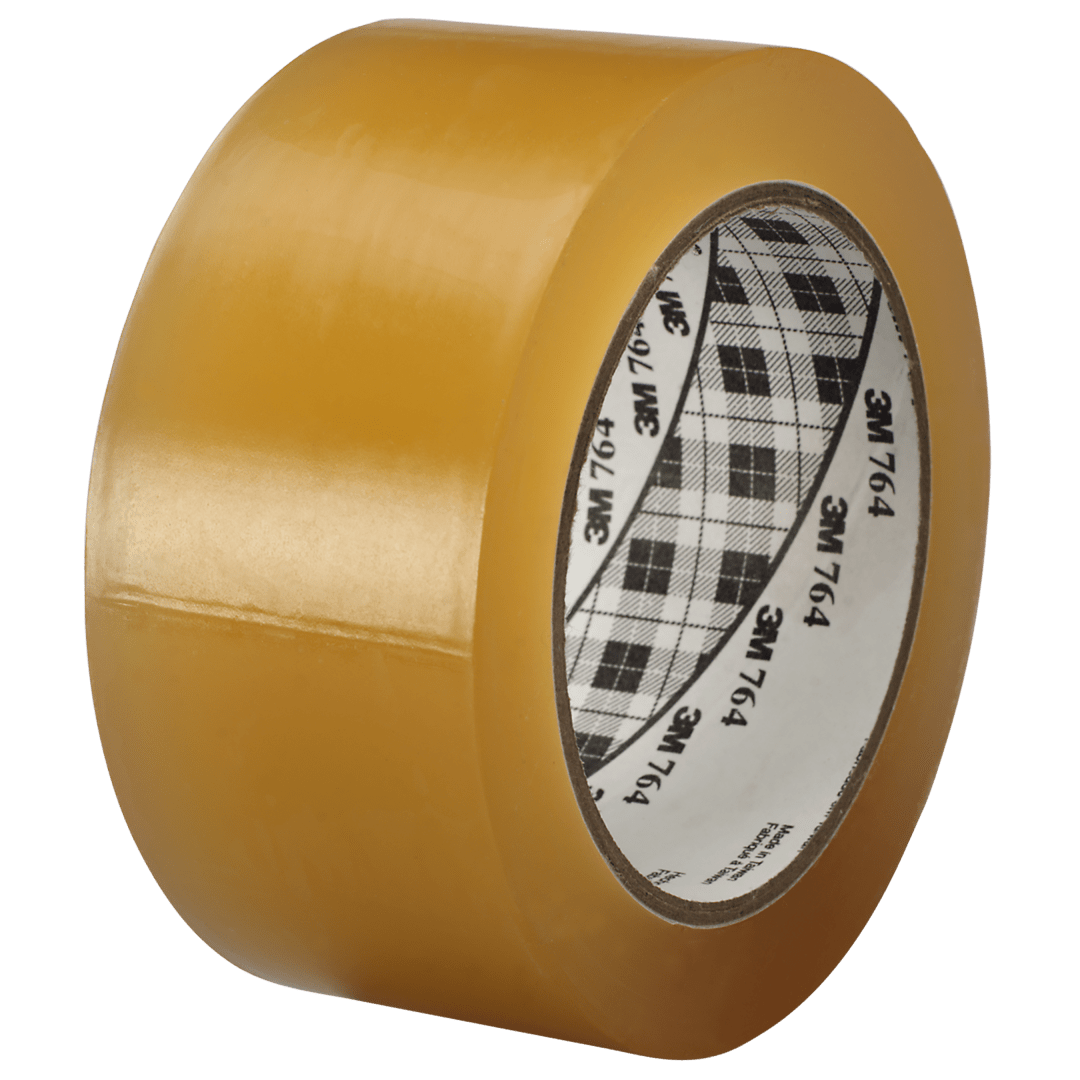 3M™ General Purpose Vinyl Tape 764i, Transparent, 50 mm x 33 m, 0.13 mm
