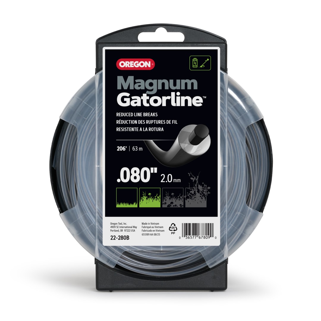 Oregon Magnum Gatorline Round Trimmer line, 0.080in, 206ft Donut