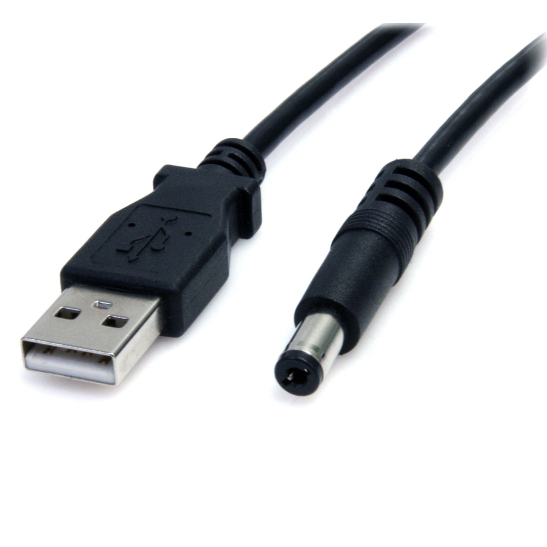 3 ft USB A to Barrel Power Type M