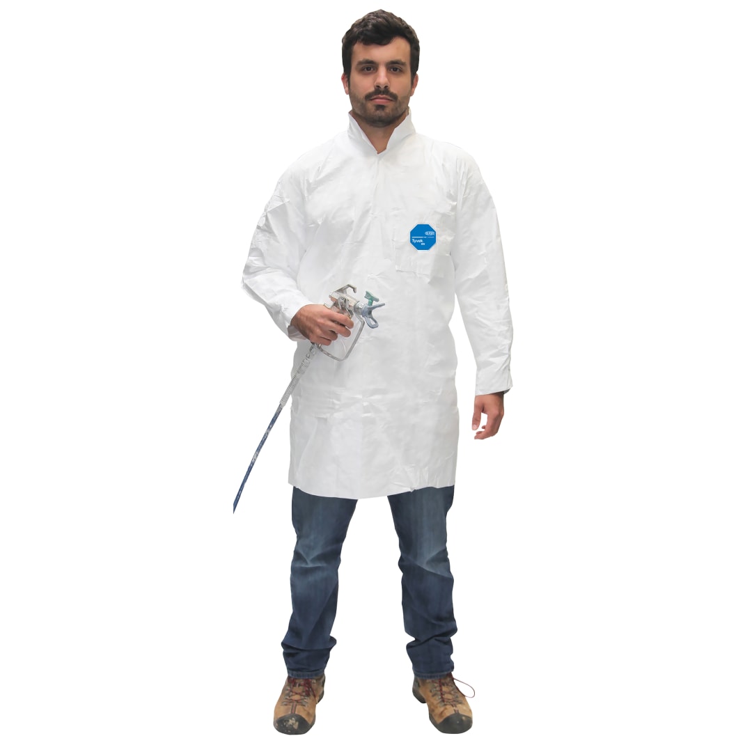 DuPont™ Tyvek® Button Up Lab Coat, Large