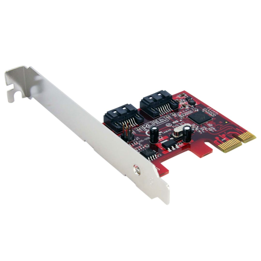 2 Port SATA Rev 3.0 PCIe SATA Controller Card