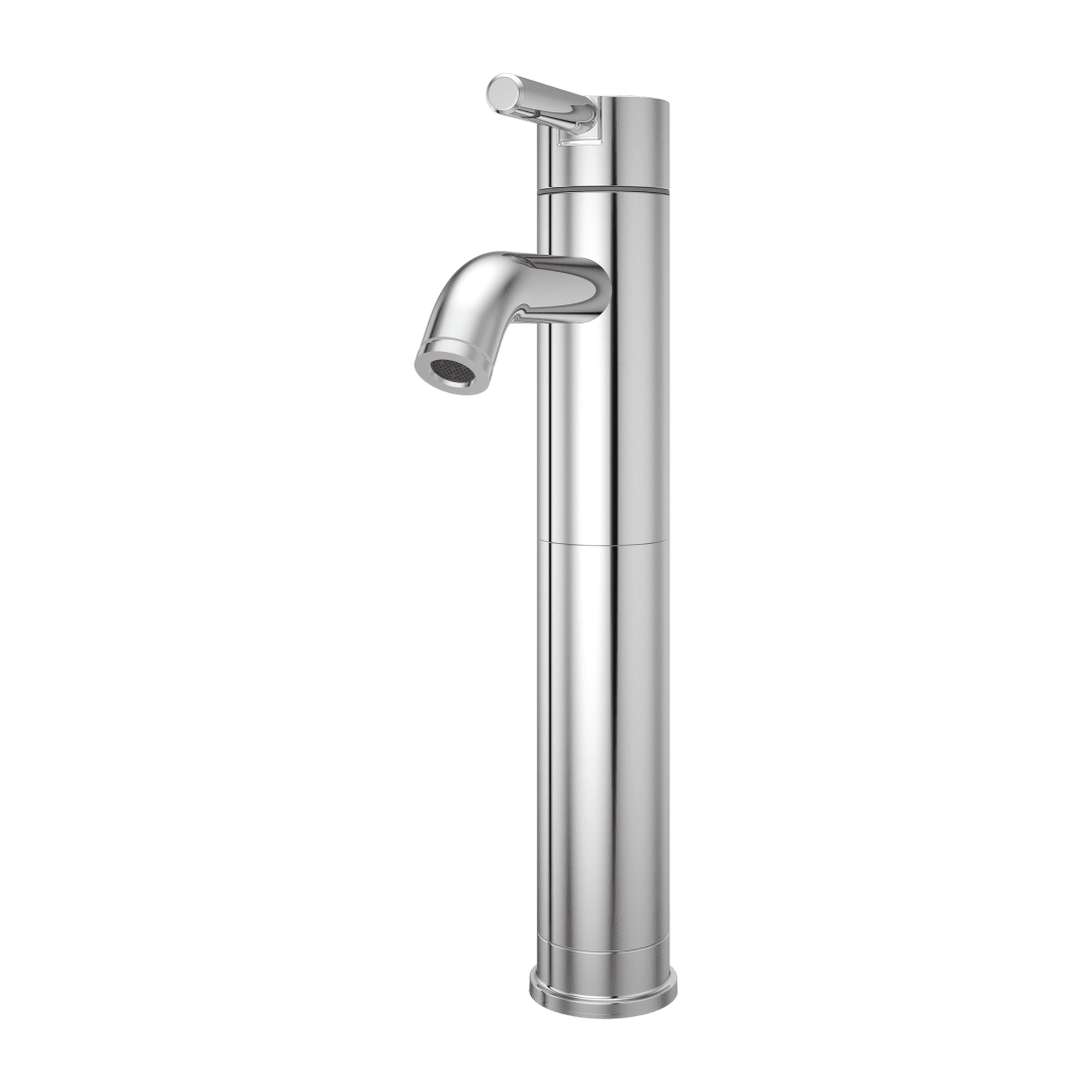 Contempra Single Control Vessel Bathroom Faucet in Polished Chrome