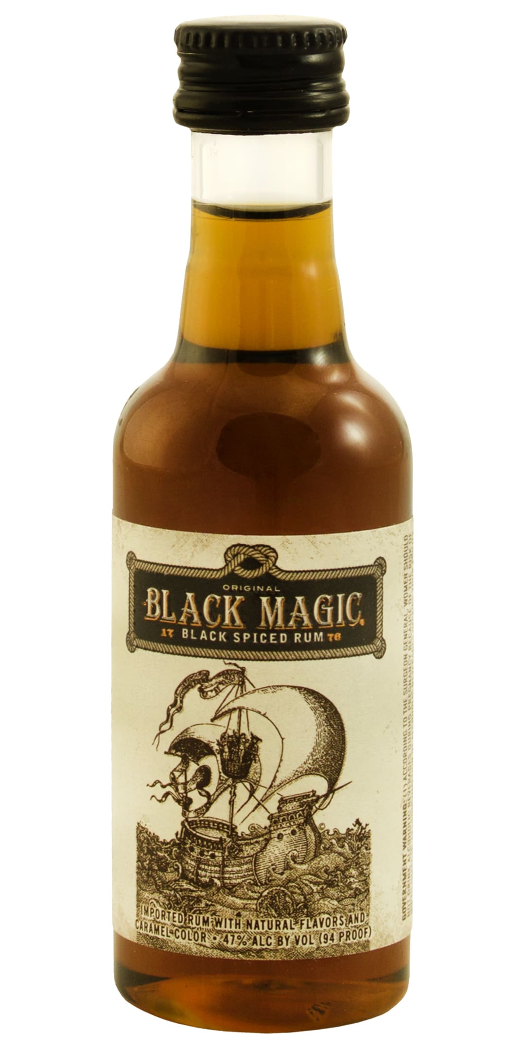 Black Magic Spiced Rum 50ml 94 Proof