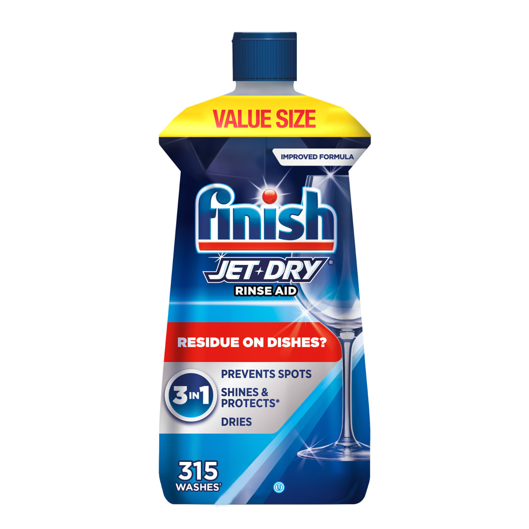 FINISH® JET-DRY® Rinse Aid - Liquid Original 12/32 oz.