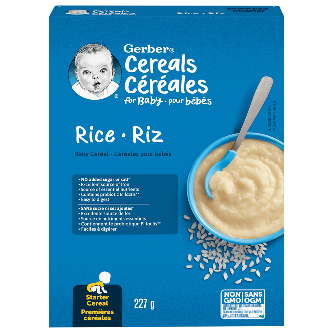 GERBER BL Rice Cereal 6x227g N2 CA