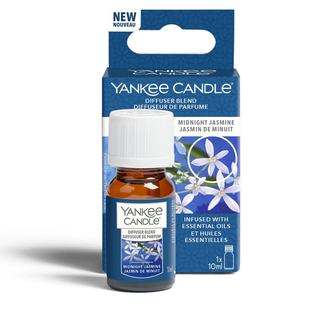 Yankee Candle® Ultrasonic Aroma Diffuser Oil | Midnight Jasmine Diffuser Refill | 10ml
