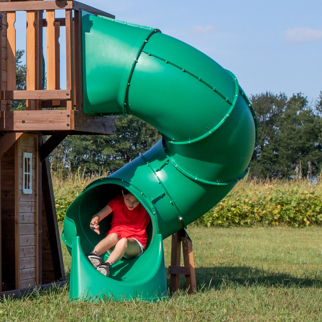 Spiral Tube Slide - Short Right Ext