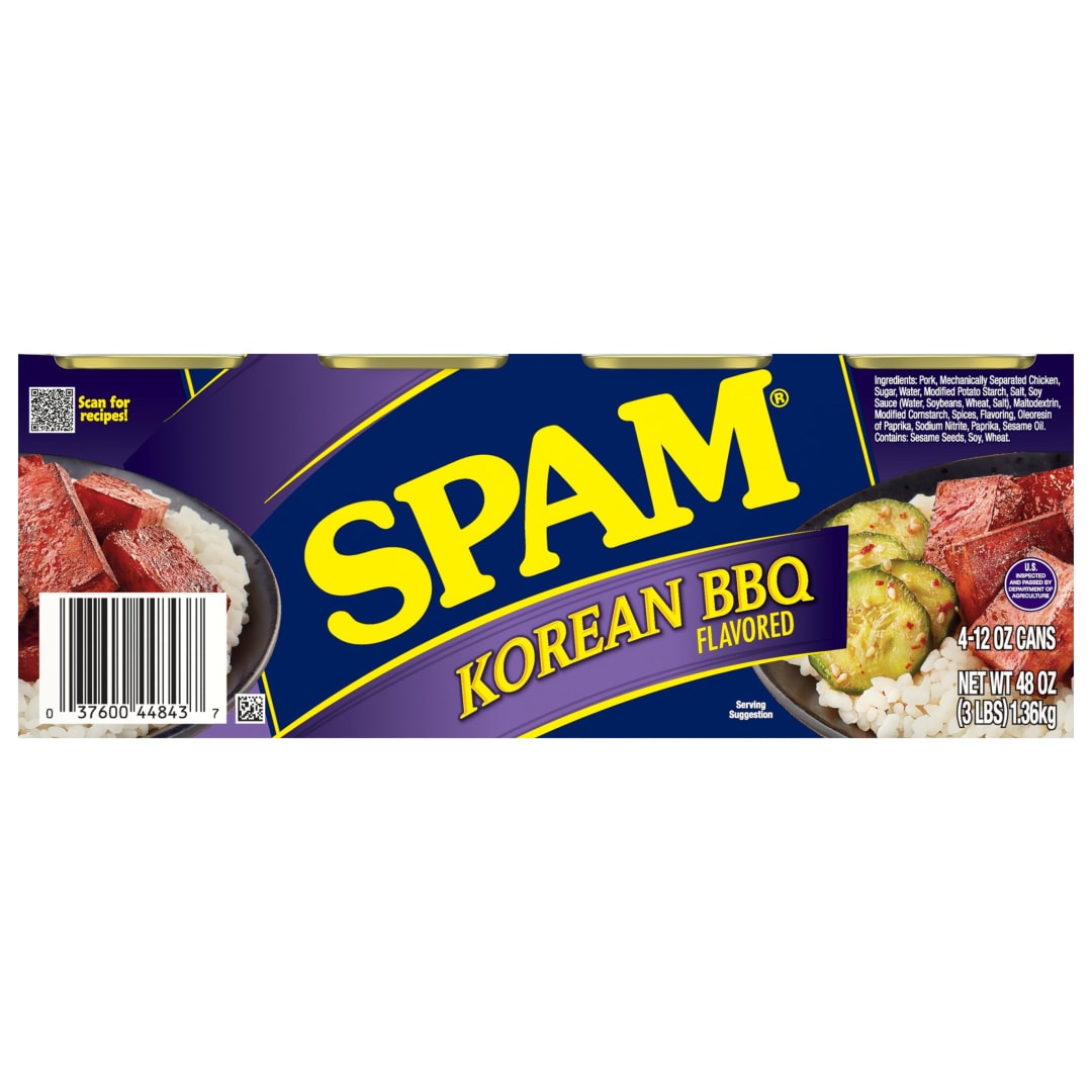 12-12OZ SPAM KOREAN BBQ DRC ALDI