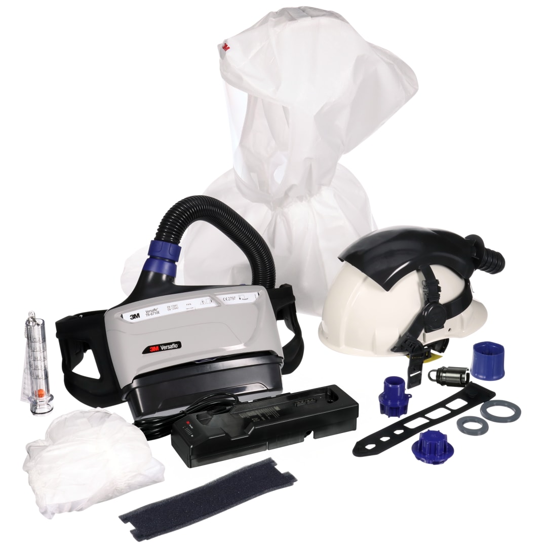 3M™ Versaflo™ Başlıklı Endüstriyel Baret, Motorlu Hava Besleme Kiti, TR-600-IHK