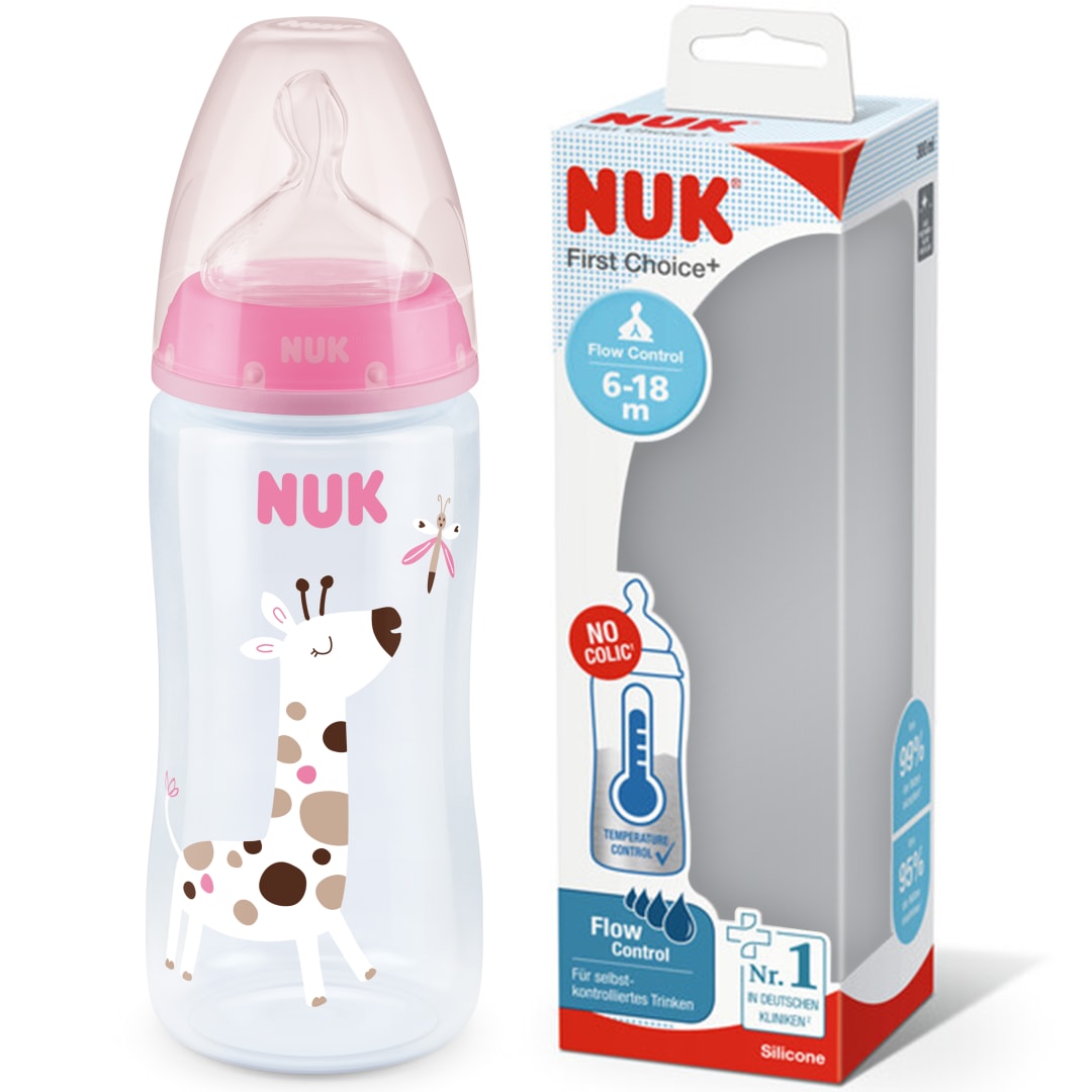 NUK FC+ BTL PP 300ML SI2 FLOW C TC GIRAF