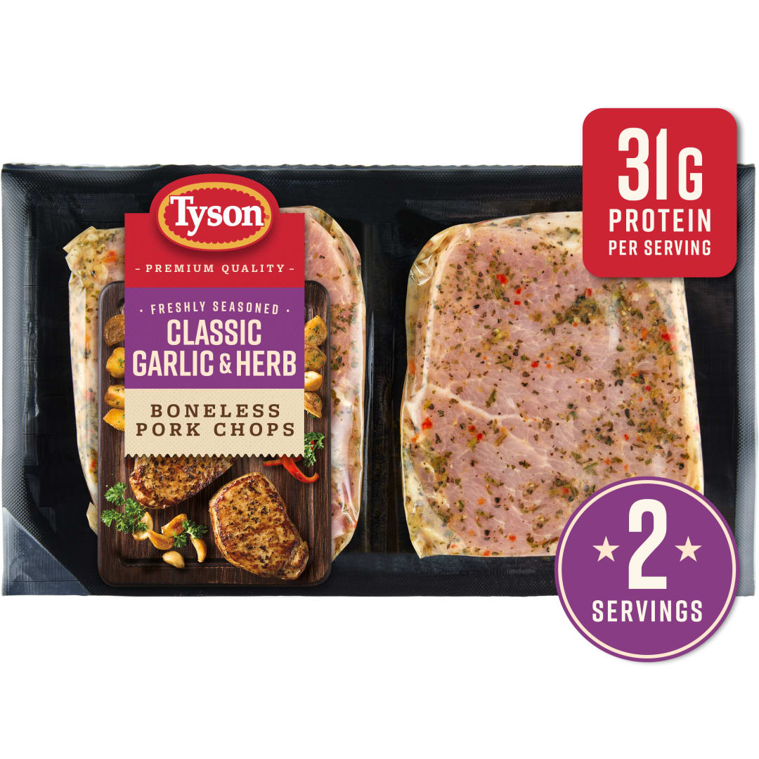 Tyson® Pork Chops, Classic Garlic & Herb