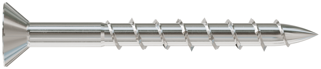 Simpson Strong-Tie S08162WP5 Deck-Drive™ DWP WOOD SS Screw — #8 x 1-5/8 in. T-20, Flat Head, Type 305 (5 lb.)
