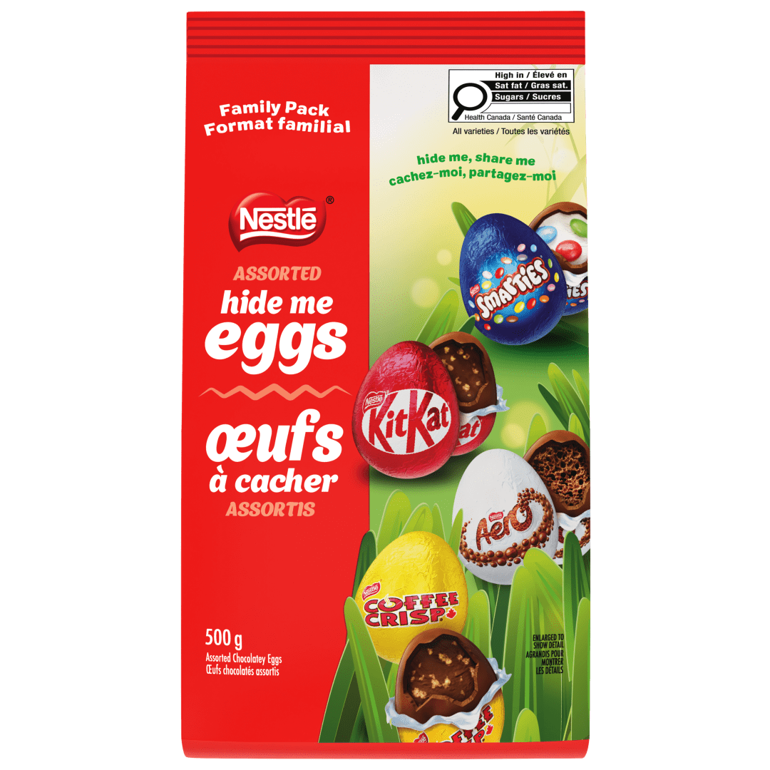 NESTLE Assorted Hide Me Eggs 8 x 500g CA