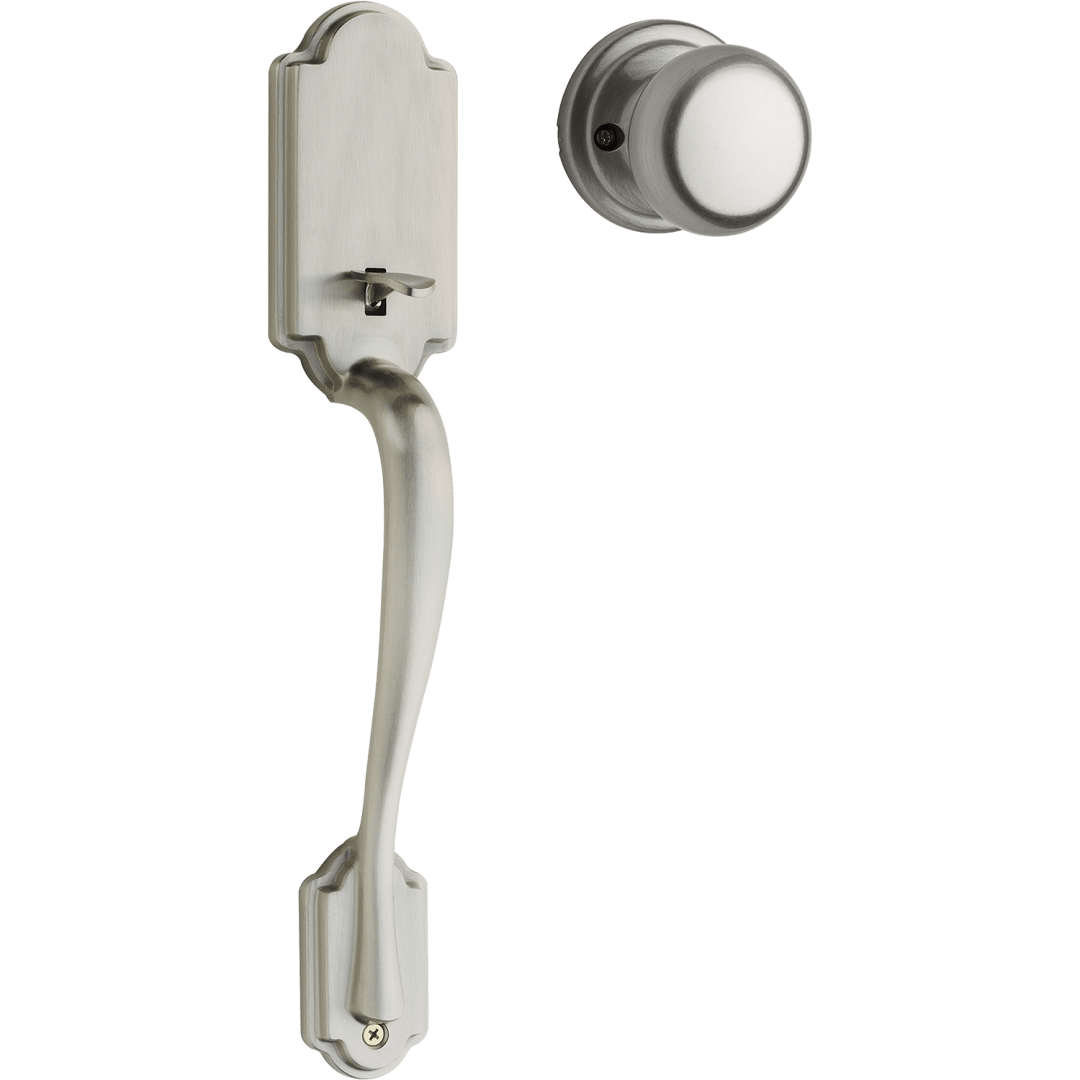 Arlington Handleset in Satin Nickel with Microban Protection