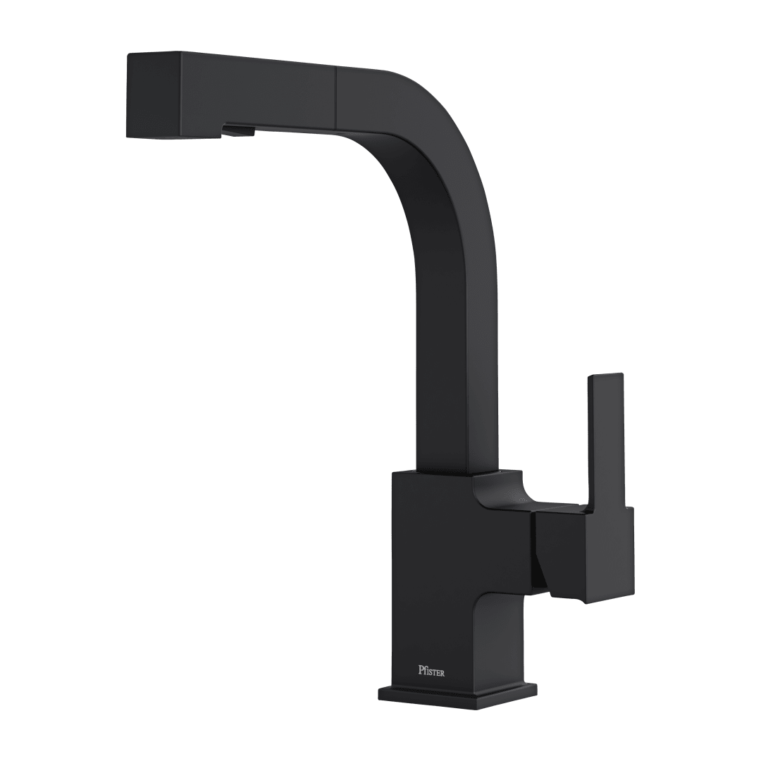 Vorena 1-Handle Pull-Out Kitchen Faucet in Matte Black