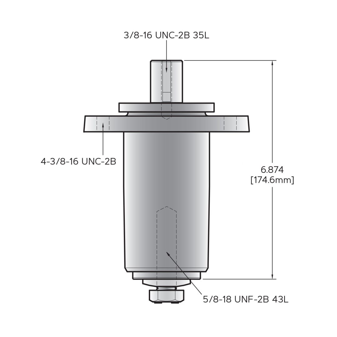 Spindle Assembly, GRAVELY/ARIENS 59125000