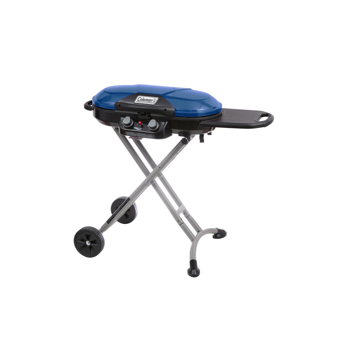 Coleman RoadTrip 285 Portable Stand-Up Propane Grill with 3 Adjustable Burners & Instastart Ignition, 20,000 BTUs of Power for Outdoor Cooking, Camping, Tailgating, Grilling, BBQs, & More