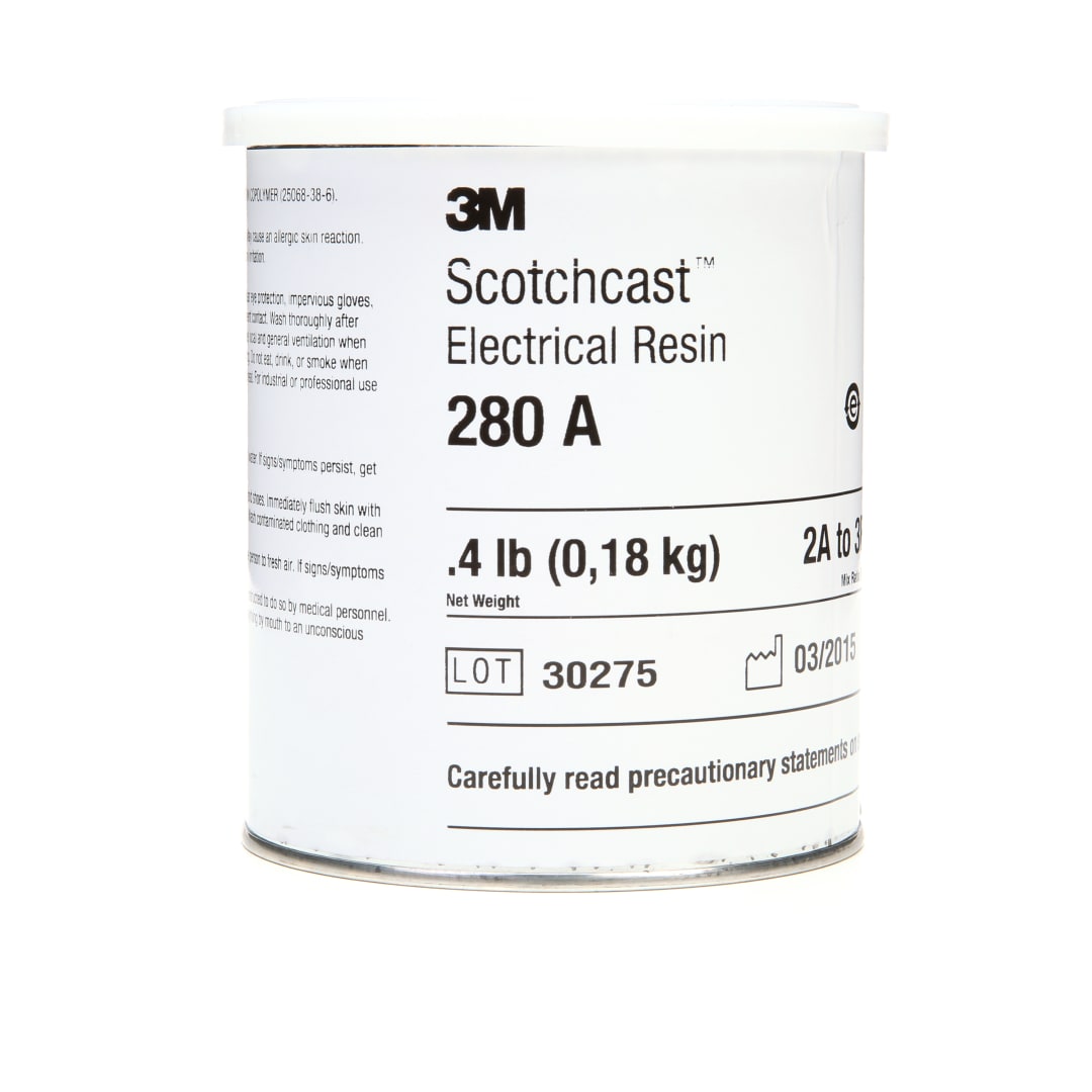 3M™ Scotchcast™ 280 Epoxid-Flüssigharz, Gelblich Transparent, Teil A, 10,89 kg