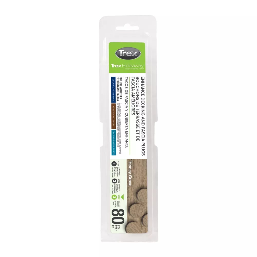 Trex Enhance®Decking and Fascia Plugs Honey Grove - 80 count/pack