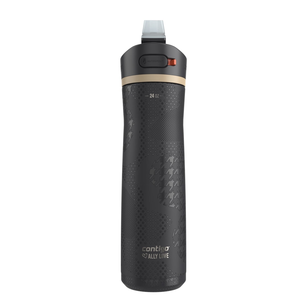 Contigo® Ashland Chill 2.0 Stainless Steel Water Bottle with AUTOSPOUT® Lid, 24oz, Licorice