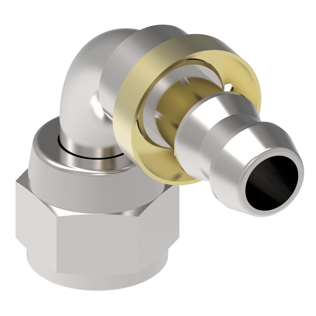 Aeroquip 3/8 Female JIC Sw X 3/8 Push On 90deg