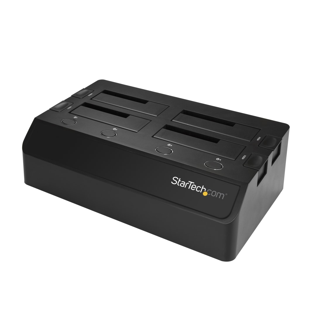 4 Bay SATA SSD HDD Docking Station USB C USB A