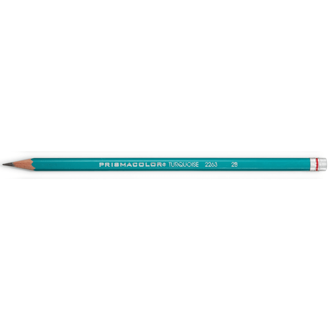 Prismacolor® Drawing 2B-Very Soft Pencil, 2 mm Dia, Black, 12 Count