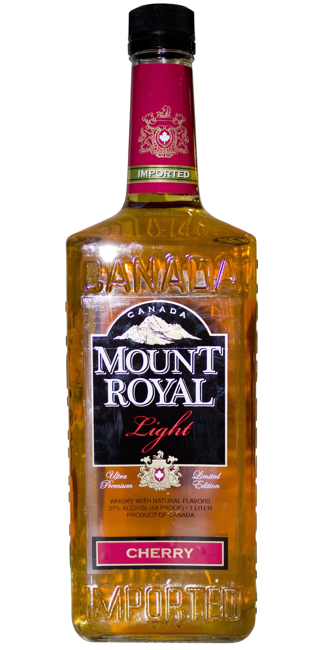 Mount Royal Cherry Canadian Whisky 1l 54 Proof