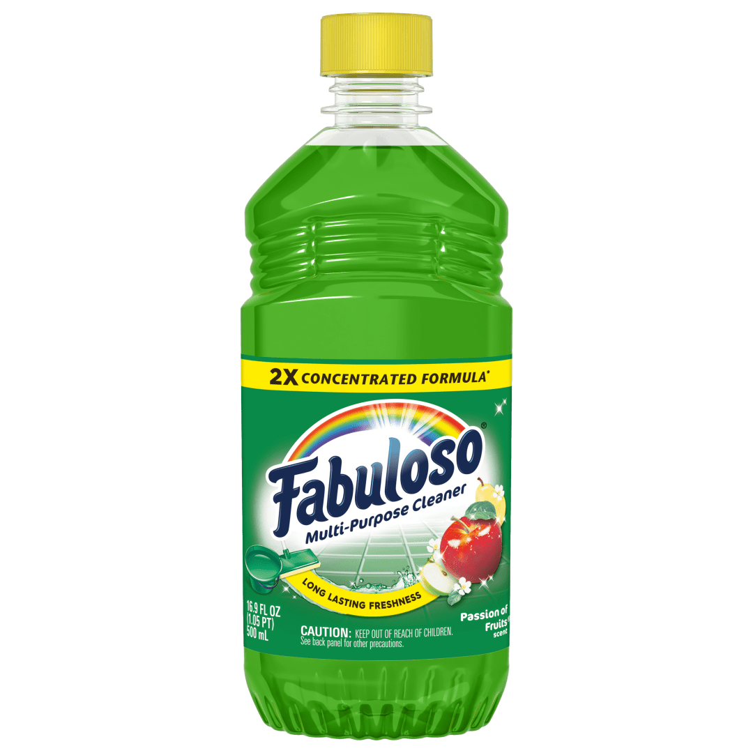 Fabuloso Multi-Purpose Cleaner, 2X Concentrated Formula, Passions of Fruit Scent, 16.9 oz