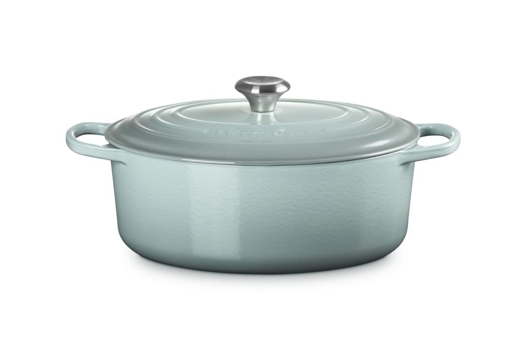 Signature Oval Dutch Oven, 6.75 qt. - Sea Salt
