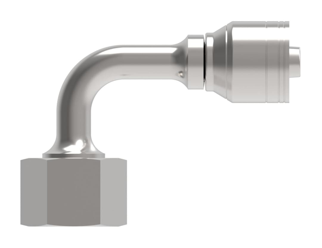 Aeroquip 1/4 Female ORS 90d X 1/4 Hydraulic Hose Fitting