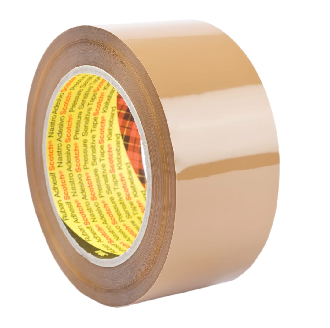 Scotch® High Performance Box Sealing Tape 375E, Brown, 75 mm x 66 m, 0.075 mm
