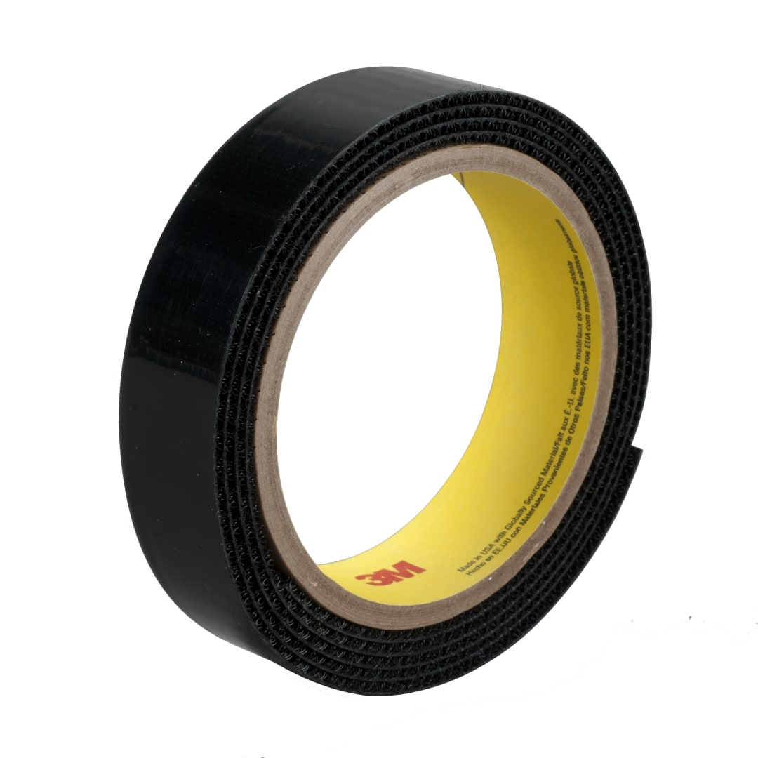 3M™ İlmekli Cırt Cırt Bant SJ3527N, Siyah, 25 mm x 45.7 m, 4.4 mm