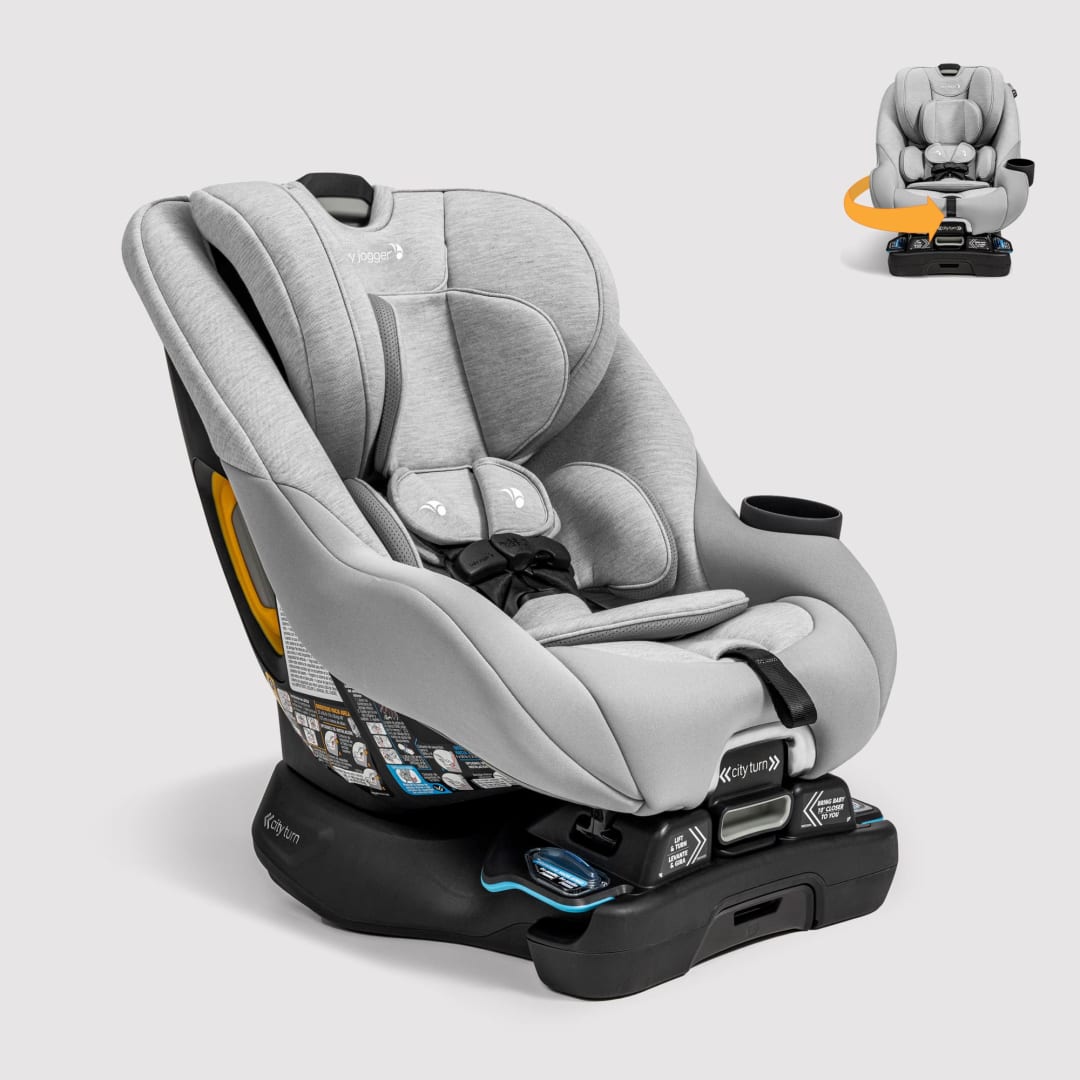 Baby Jogger® city turn™ Rotating Convertible Car Seat, Paloma Greige