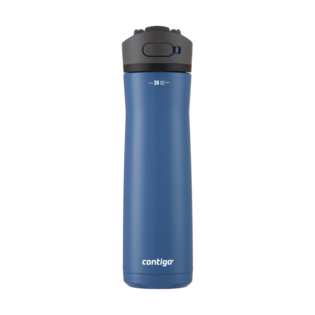 Contigo Ashland Chill 2.0 Stainless Steel Water Bottle with AUTOSPOUT Lid, Blue Corn, 24 oz (709 mL)