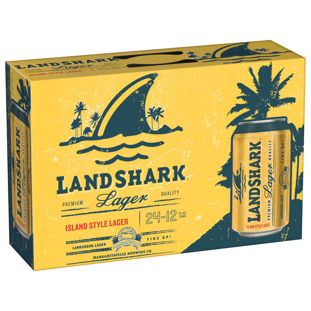Landshark Island Style Lager, 24 Pack, 12 fl. oz. Cans, 4.7% ABV