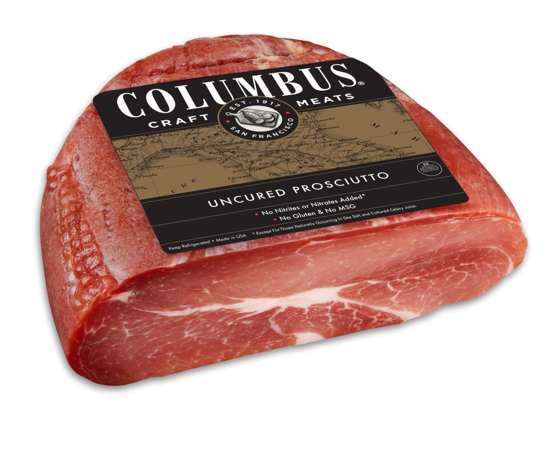 COLUMBUS Specialty Bulk Uncured Prosciutto Half Moon 2PC