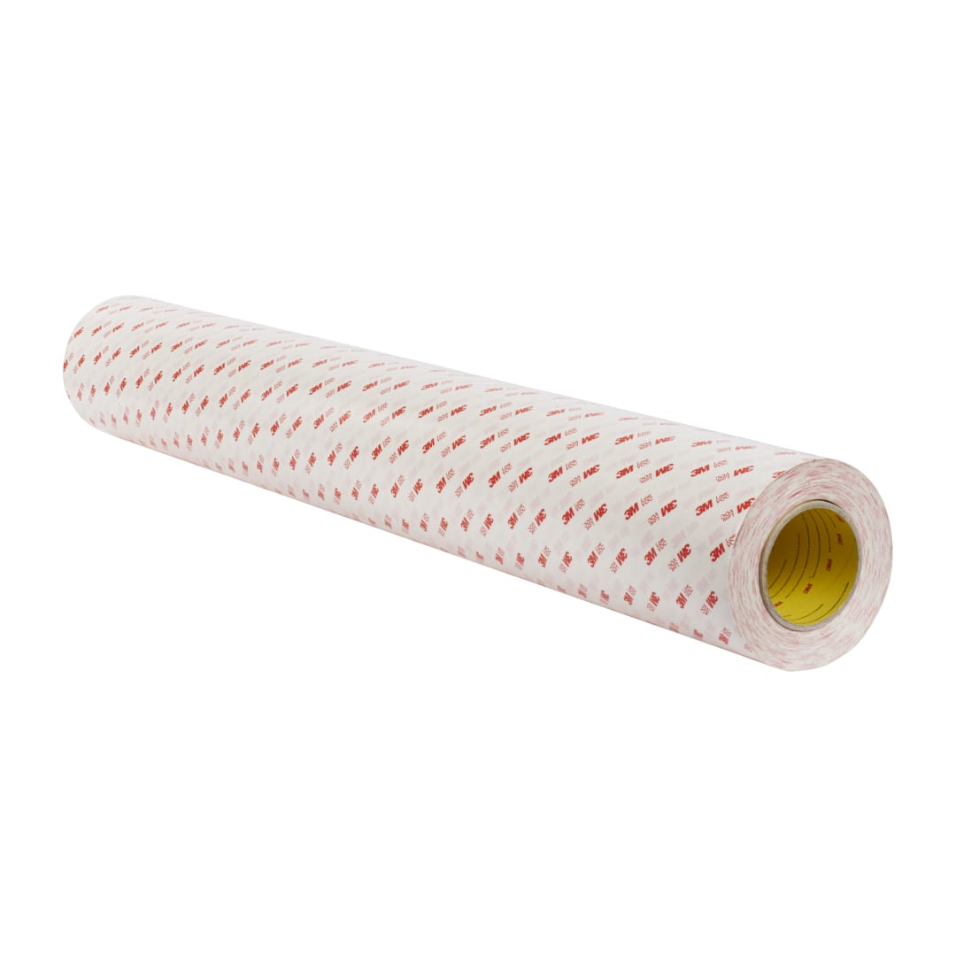 3M™ Low VOC Scrim Reinforced Transfer Tape 98010LVC, Transparent, 1500 mm x 50 m, 0.10 mm
