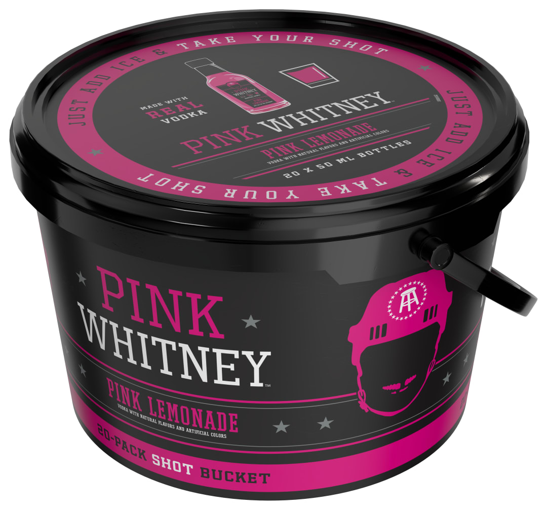 Pink Whitney Lemonade Flavored Vodka 50ml 20 Pack Bucket
