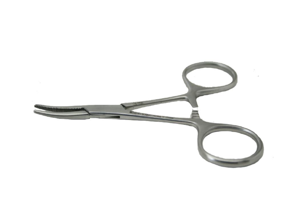Forceps Kelly Curved, 14cm