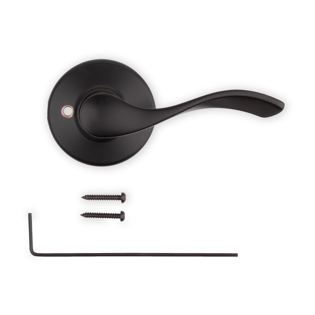Belmont Lever - Left Handed Inactive/Dummy in Matte Black
