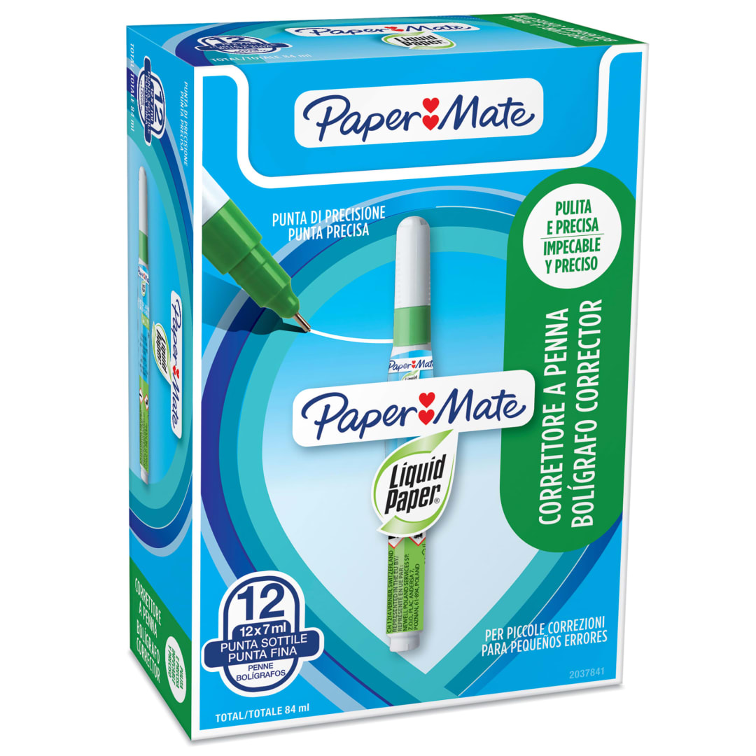 Paper Mate® Liquid Paper NP10 Micro Correction Pen | 7ml. | 12 Count