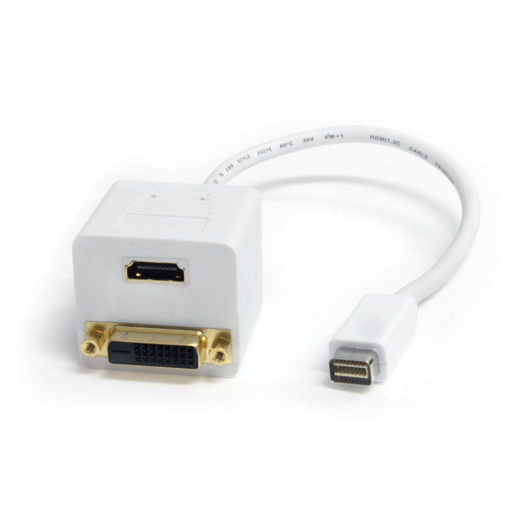 Mini DVI to DVI HDMI Splitter
