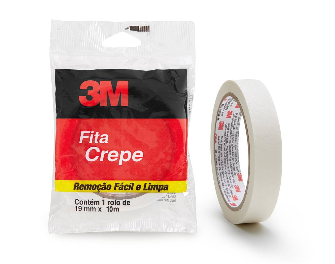 Fita Crepe 3M™, 19 mm x 10 m, 1 Unidade