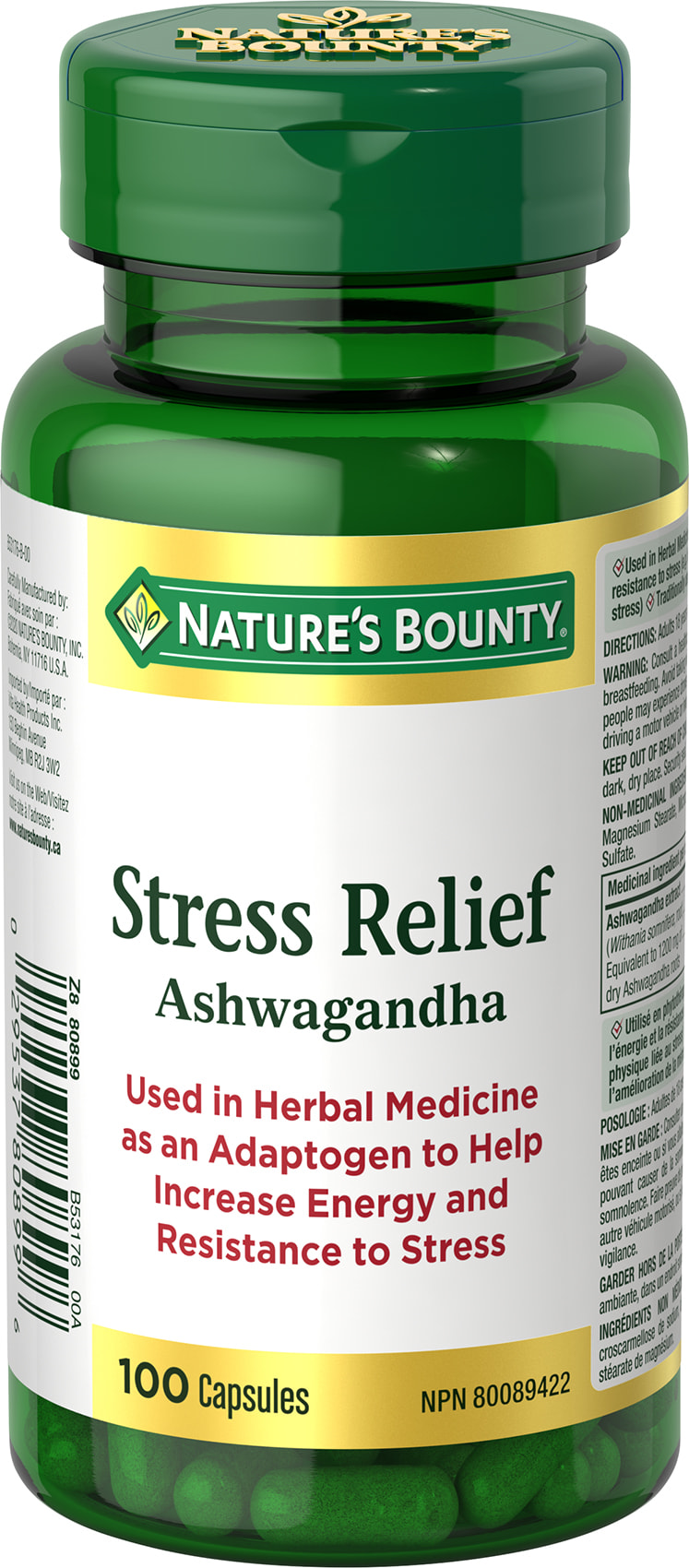 NBTY Ashwagandha 24x100 CAP CA