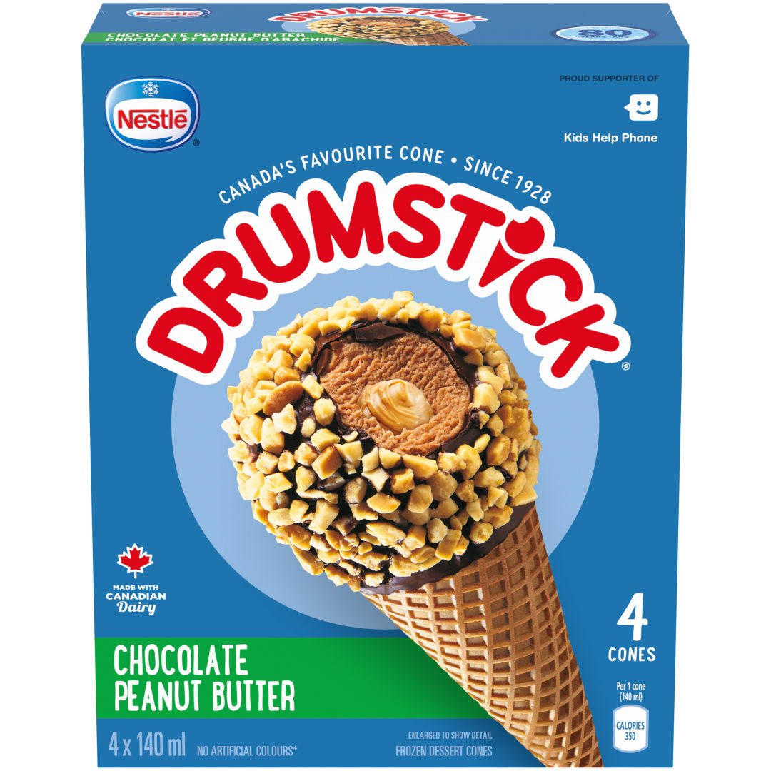 DRUMSTICK Choc PB 12(4x140ml) CA