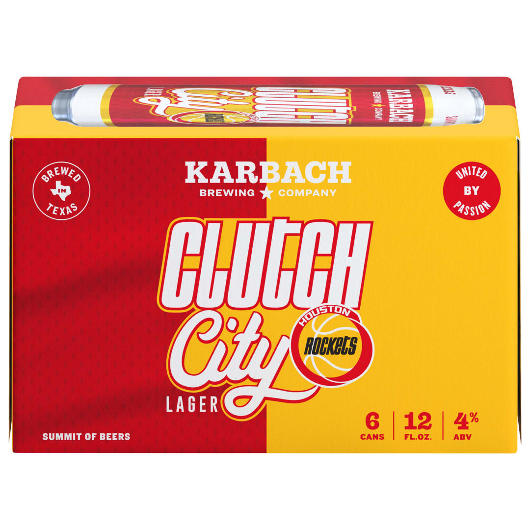 Karbach Clutch City Lager, 12oz. Can 6 pack
