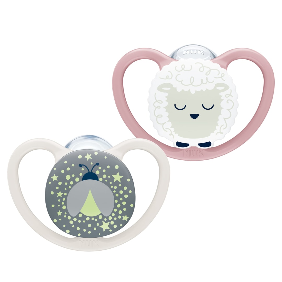 NUK PM PACI SI1 AIR NGT CL1 SHEEP 2/BOX