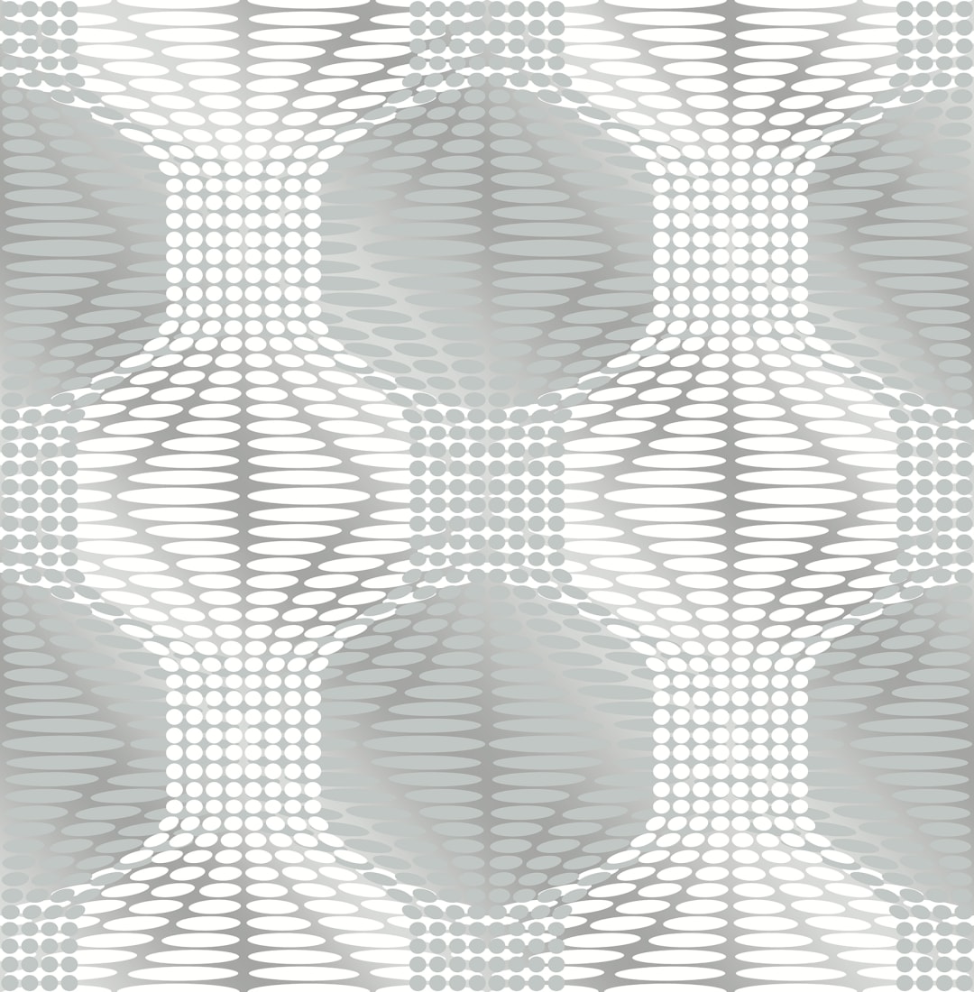 Optic Blue Geometric Wallpaper